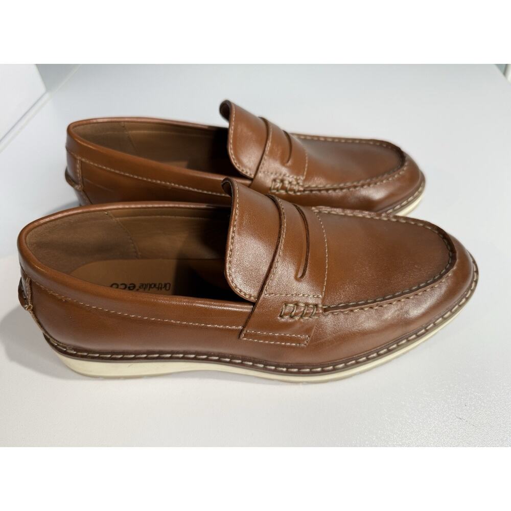 Sonoma Men's Smittson Size 8 Cognac‎ Comfort Slip On Penny Loafers Dress Shoes